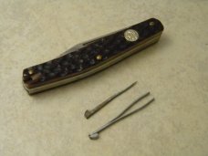 Henry Boker Germany Bone Premium Stock Knife 