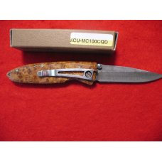 MCUSTA SEKI JAPAN OLDER MODEL MCOO16D DAMASCUS VG-10 BLADE BURL HANDLES? VINTAGE MCUSTA SEKI JAPAN OLDER MODEL MCOO16D DAMASCUS VG-10 BLADE BURL HANDLES? VINTAGE
