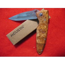 MCUSTA SEKI JAPAN OLDER MODEL MCOO16D DAMASCUS VG-10 BLADE BURL HANDLES? VINTAGE MCUSTA SEKI JAPAN OLDER MODEL MCOO16D DAMASCUS VG-10 BLADE BURL HANDLES? VINTAGE
