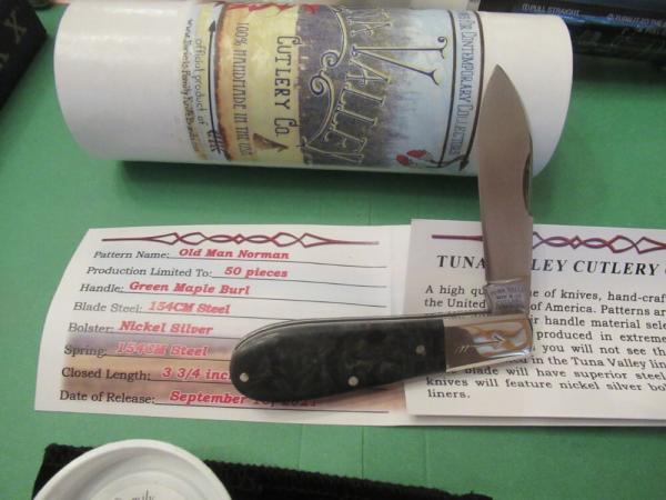 Tuna Valley Old Norman Green Maple Burl Barlow Tuna Valley Old Norman Green Maple Burl Barlow
