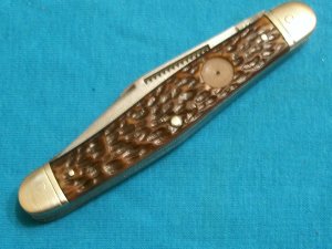 VINTAGE BOKER 8573 TREE BRAND STOCKMAN FOLDING PEN JACK POCKET KNIFE KNIVES OLD
