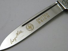 Unbranded Aluminum Nazi Whittler Knife Unbranded Aluminum Nazi Whittler Knife