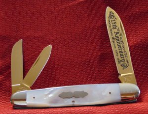 Fight'n Rooster Germany  PEARL ANGLOSAXON WHITTLER 15TH ANN. OF BLADE MAGAZINE 1988 