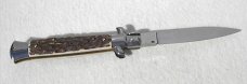 NEW FRANK BELTRAME 9" GENUINE EUROPEAN STAG ITALIAN STILETTO