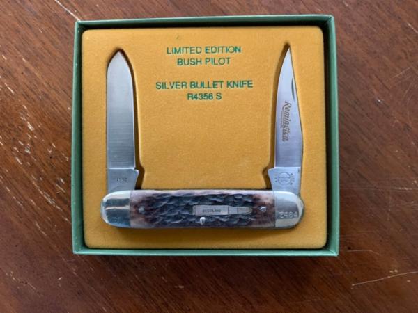 R-4356 S Remington Bullet Knife - Bush Pilot New in the box R-4356 S Remington Bullet Knife - Bush Pilot New in the box