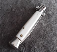 Vintage 1980's Edge Co. Stiletto white pearl mint/NOS!