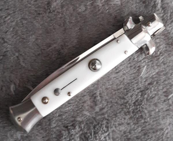 Vintage 1980's Edge Co. Stiletto white pearl mint/NOS!