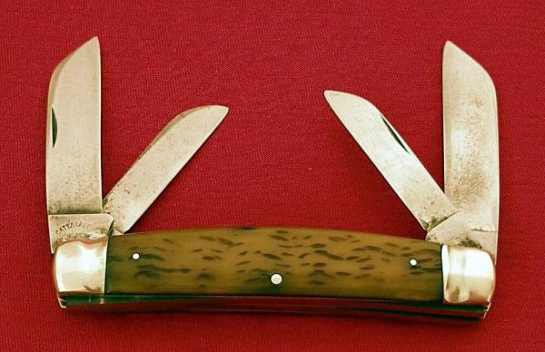 CATTARAUGUS CUTLERY CO LITTLE VALLEY NY Old Bone CONGRESS Knife 1886/1963 CATTARAUGUS CUTLERY CO LITTLE VALLEY NY Old Bone CONGRESS Knife 1886/1963