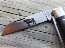 GREAT EASTERN TIDIOUTE CUTLERY USA #86 MACASSAR EBONY ANGUS JACK KNIFE NIT GREAT EASTERN TIDIOUTE CUTLERY USA #86 MACASSAR EBONY ANGUS JACK KNIFE NIT