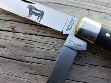 GREAT EASTERN TIDIOUTE CUTLERY USA #86 MACASSAR EBONY ANGUS JACK KNIFE NIT GREAT EASTERN TIDIOUTE CUTLERY USA #86 MACASSAR EBONY ANGUS JACK KNIFE NIT