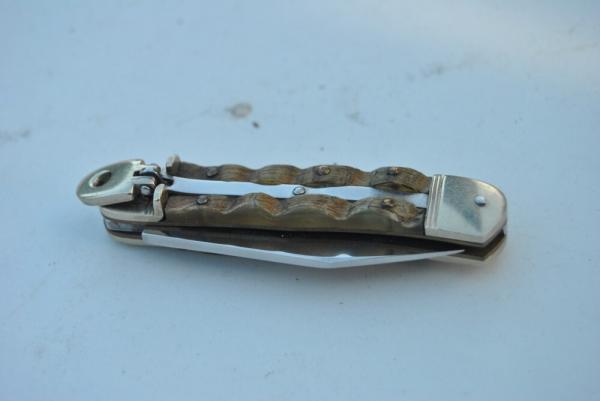 Hubertus Springer Big Horn Edition Solingen Germany Mint 3 3/8" Closed mirror Polish Nickel Bolsters Hubertus Springer Big Horn Edition Solingen Germany Mint 3 3/8" Closed mirror Polish Nickel Bolsters