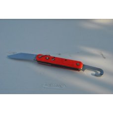 Schrade Walden USA US Govt. Contract Shute Knife Jigged Orange Fiber 4 1/4" Closed Working Fine Schrade Walden USA US Govt. Contract Shute Knife Jigged Orange Fiber 4 1/4" Closed Working Fine