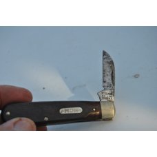Schrade #1 Warren National Carvers Museum Rosewood Tarnished Never Honed Or Used # 0xxx Schrade #1 Warren National Carvers Museum Rosewood Tarnished Never Honed Or Used # 0xxx