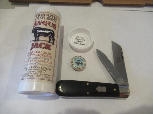 Great Eastern Tidioute Angus Jack Macassar Ebony Pattern # 863221 Made for CCC Great Eastern Tidioute Angus Jack Macassar Ebony Pattern # 863221 Made for CCC