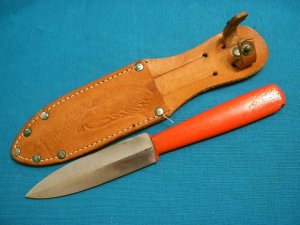 VINTAGE THROWING DIRK DAGGER STILETTO SURVIVAL FIXED BLADE POCKET KNIFE KNIVES SHEATH