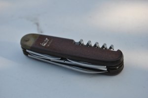 Richartz Solingen Germany 1970's-80's 6 Tool Multi Folder Near Mint Never Used Mirror Polished