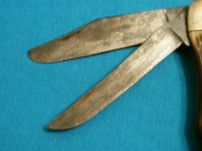 VINTAGE SCHRADE WALDEN 225H USA FOLDING HUNTER HUNTING SKINNING SURVIVAL POCKET KNIFE KNIVES OLD