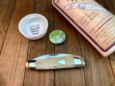 Great Eastern Cutlery Tidioute 19 Pattern Little Rattler Smooth White Bone Great Eastern Cutlery Tidioute 19 Pattern Little Rattler Smooth White Bone
