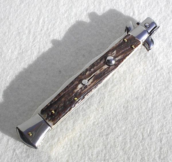NEW 11" FRANK BELTRAME GENUINE EUROPEAN STAG ITALIAN STILETTO KRISS BLADE