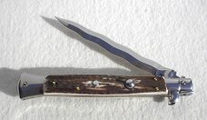 NEW 11" FRANK BELTRAME GENUINE EUROPEAN STAG ITALIAN STILETTO KRISS BLADE