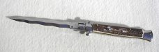 NEW 11" FRANK BELTRAME GENUINE EUROPEAN STAG ITALIAN STILETTO KRISS BLADE