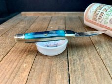 Great Eastern Cutlery Northfield 19 Little Rattler Blue Teal Natural Bone Great Eastern Cutlery Northfield 19 Little Rattler Blue Teal Natural Bone