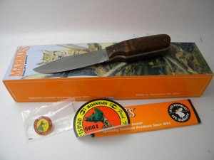 Marbles Gladstone Mich USA Cocobolo Dall Deweese Original Pattern Fixed Blade Knife in Box
