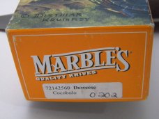 Marbles Gladstone Mich USA Cocobolo Dall Deweese Original Pattern Fixed Blade Knife in Box