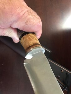 Third Scagel in a series, 5” blade, crown stag handle, includes hand fit sheath USA maker Third Scagel in a series, 5” blade, crown stag handle, includes hand fit sheath USA maker
