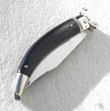 NEW A.G.A. CAMPOLIN BRAZILIAN HORN  LEVER LOCK SHELL PULLER NICKEL SILVER BOLSTERS ONLY 300 MADE
