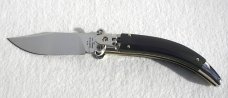 NEW A.G.A. CAMPOLIN BRAZILIAN HORN  LEVER LOCK SHELL PULLER NICKEL SILVER BOLSTERS ONLY 300 MADE