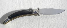 NEW A.G.A. CAMPOLIN BRAZILIAN HORN  LEVER LOCK SHELL PULLER NICKEL SILVER BOLSTERS ONLY 300 MADE