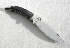 NEW A.G.A. CAMPOLIN BRAZILIAN HORN  LEVER LOCK SHELL PULLER NICKEL SILVER BOLSTERS ONLY 300 MADE