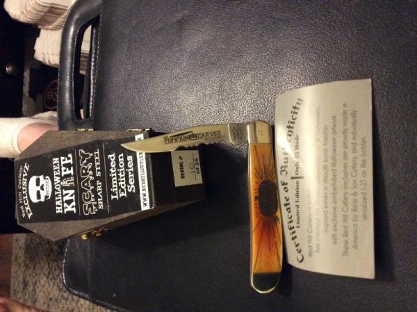 2018 BEAR AND SON JACKSONVILLE AL USA LIMITED EDITION #10 OF 25 HALLOWEEN SMOOTH MINI TRAPPER WIT 2018 BEAR AND SON JACKSONVILLE AL USA LIMITED EDITION #10 OF 25 HALLOWEEN SMOOTH MINI TRAPPER WIT