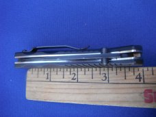 Discontinued Benchmade USA 585 Mini Barrage Spring Assist Stainless Steel 154cm. Box Osborne Design Discontinued Benchmade USA 585 Mini Barrage Spring Assist Stainless Steel 154cm. Box Osborne Design