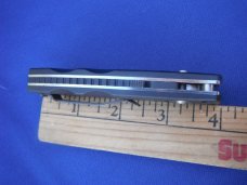 Discontinued Benchmade USA 585 Mini Barrage Spring Assist Stainless Steel 154cm. Box Osborne Design Discontinued Benchmade USA 585 Mini Barrage Spring Assist Stainless Steel 154cm. Box Osborne Design