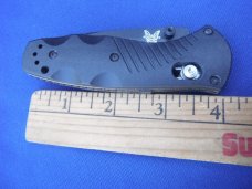 Discontinued Benchmade USA 585 Mini Barrage Spring Assist Stainless Steel 154cm. Box Osborne Design Discontinued Benchmade USA 585 Mini Barrage Spring Assist Stainless Steel 154cm. Box Osborne Design