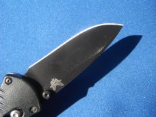 Discontinued Benchmade USA  585 Mini Barrage Spring Assist Stainless Steel 154cm. Box Osborne Design