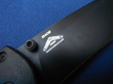 Discontinued Benchmade USA  585 Mini Barrage Spring Assist Stainless Steel 154cm. Box Osborne Design