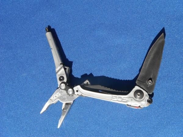 SOG Knives Rare Discontinued Multi Tool & Folding Knife  Power Pliers.  Pocket Clip Multi Tool