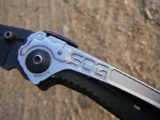 SOG Knives Rare Discontinued Multi Tool & Folding Knife  Power Pliers.  Pocket Clip Multi Tool