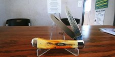 1977 CASE 5254 STAG BLUE SCROLL TRAPPER AAAA++++ 1977 CASE 5254 STAG BLUE SCROLL TRAPPER AAAA++++