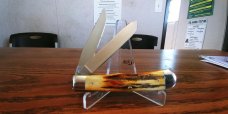 1977 CASE 5254 STAG BLUE SCROLL TRAPPER AAAA++++ 1977 CASE 5254 STAG BLUE SCROLL TRAPPER AAAA++++