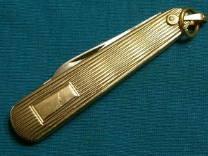 VINTAGE USA VOOS STAINLESS HAYWARD FOLDING POCKET WATCH FOB RAILROAD KNIFE KNIVES OLD