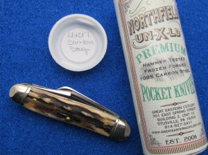 Great Eastern Cutlery, Northfield Premium Stock Knife. GEC 661317 Sambar Stag. ................(137)