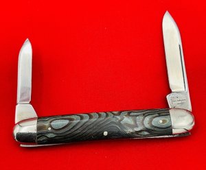Vintage AERIAL CUT CO MARINETTE WISC Equal End Senator Pen  c.1912-1944 Green/Black Celluloid MINT