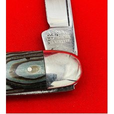 Vintage AERIAL CUT CO MARINETTE WISC Equal End Senator Pen c.1912-1944 Green/Black Celluloid MINT Vintage AERIAL CUT CO MARINETTE WISC Equal End Senator Pen c.1912-1944 Green/Black Celluloid MINT
