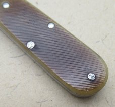Great Eastern Cutlery Sawyer Barlow knife Charlie C SFO WITH VERY RARE HAMMERED PINS 15212. ...(725)