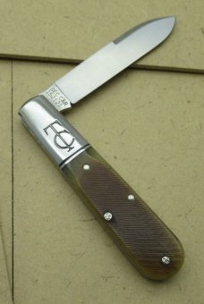 Great Eastern Cutlery Sawyer Barlow knife Charlie C SFO WITH VERY RARE HAMMERED PINS 15212. ...(725)