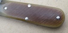 Great Eastern Cutlery Sawyer Barlow knife Charlie C SFO WITH VERY RARE HAMMERED PINS 15212. ...(725)